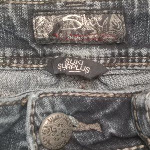 Suki Surplus Silver Jeans 28/30